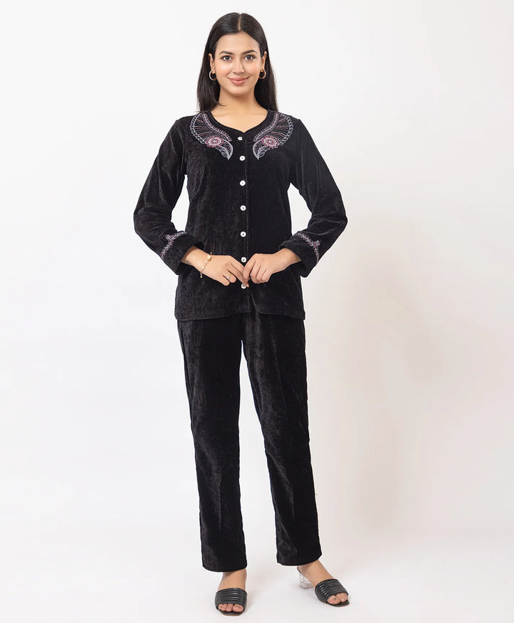 Embroidered Winter Co-ord Set