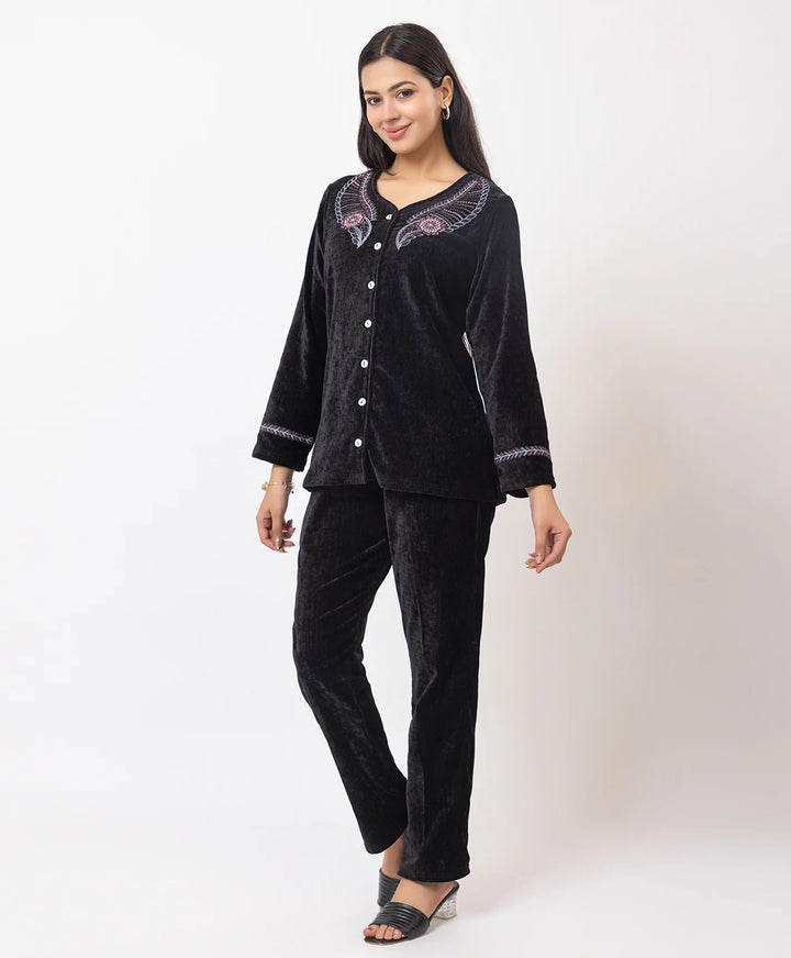 Embroidered Winter Co-ord Set