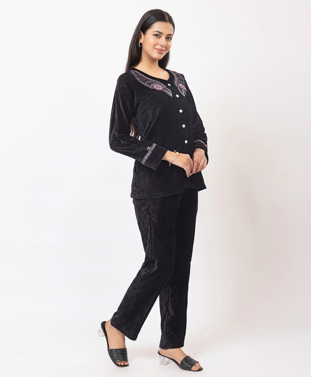 Embroidered Winter Co-ord Set