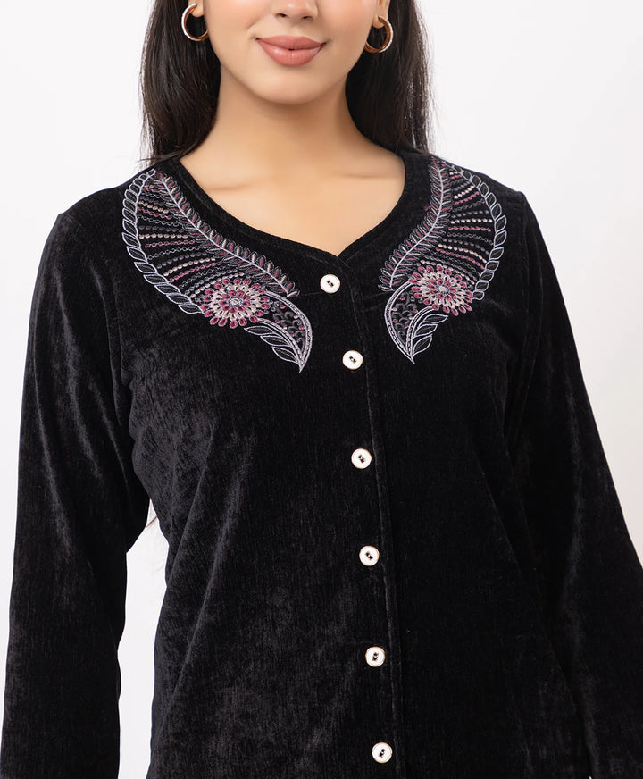 Embroidered Winter Co-ord Set