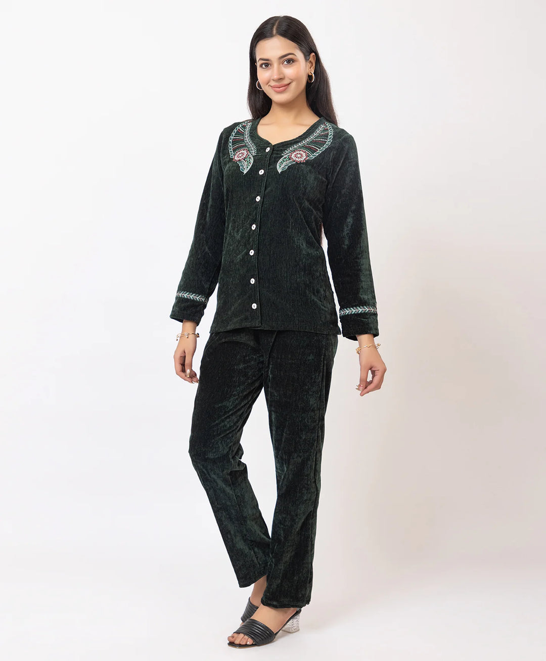 Embroidered Winter Co-ord Set