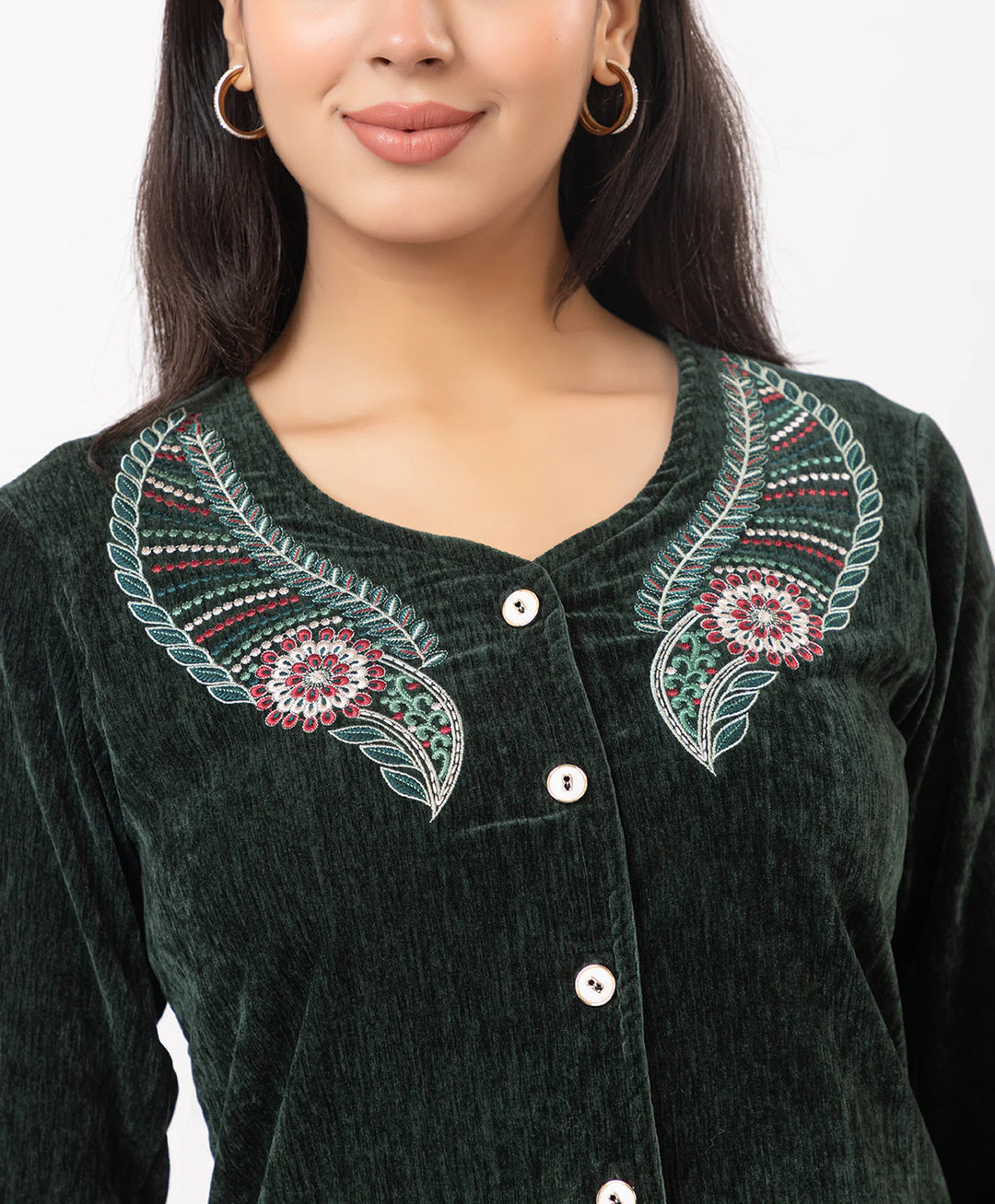 Embroidered Winter Co-ord Set
