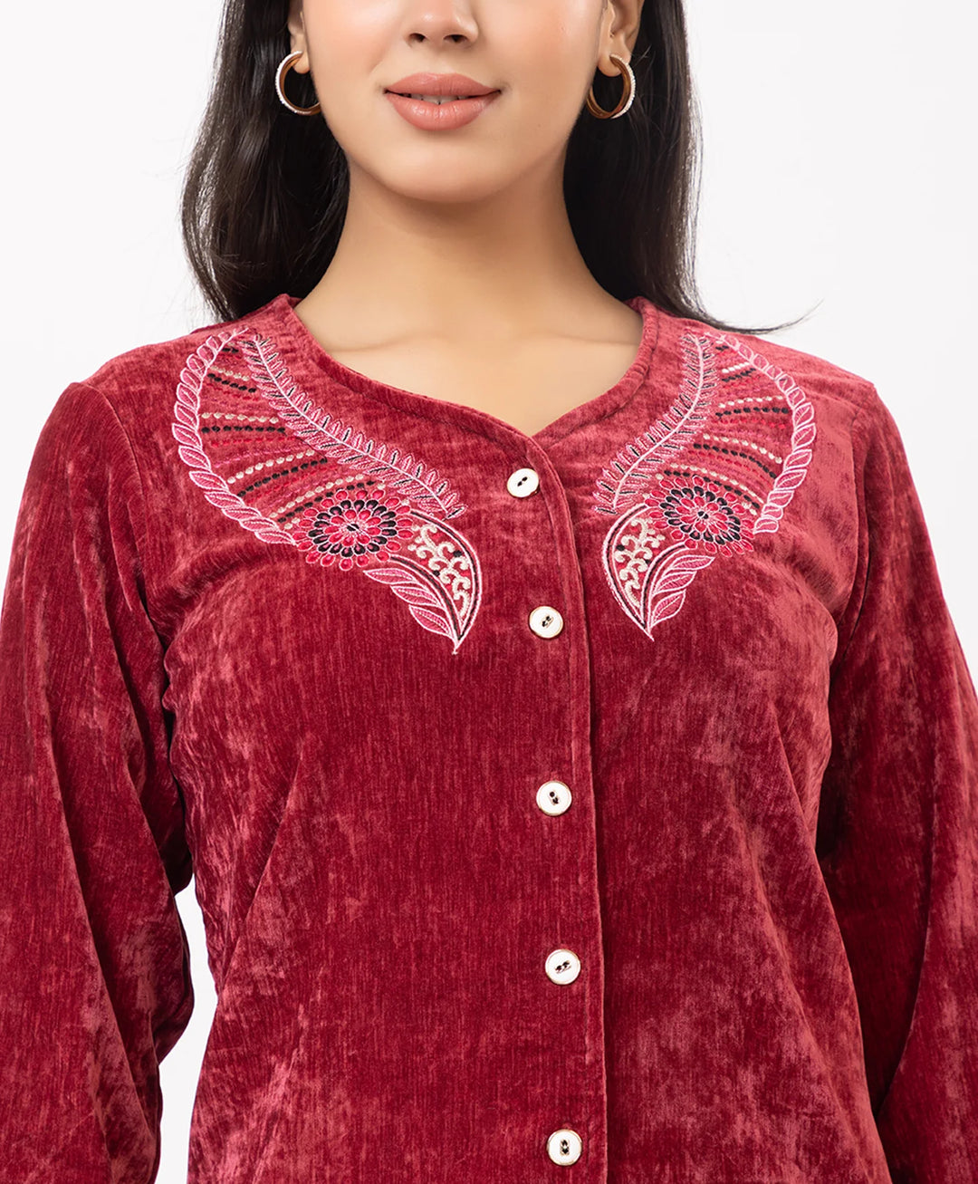 Embroidered Winter Co-ord Set