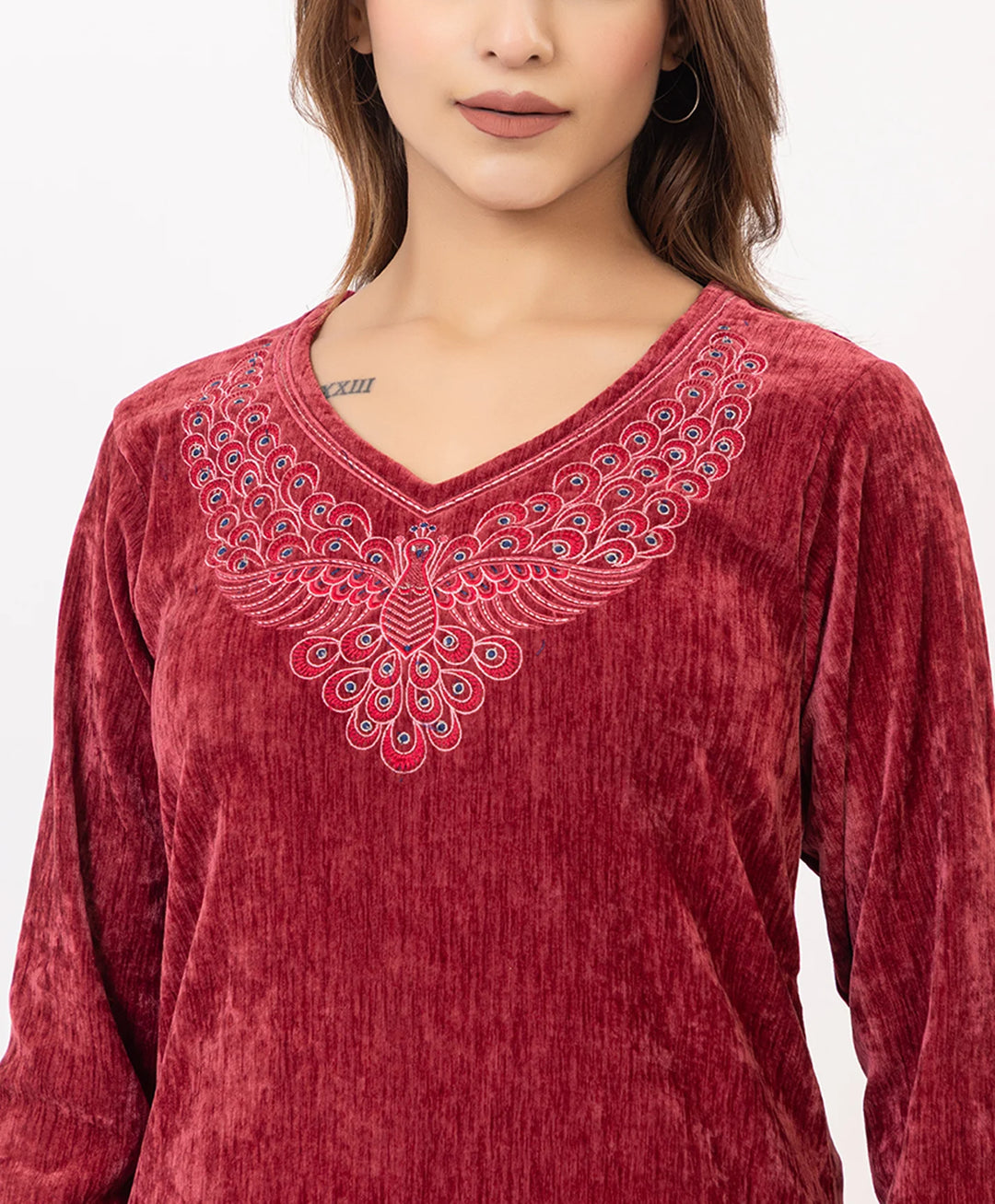 Elegant Embroidered Winter Co-ord Set