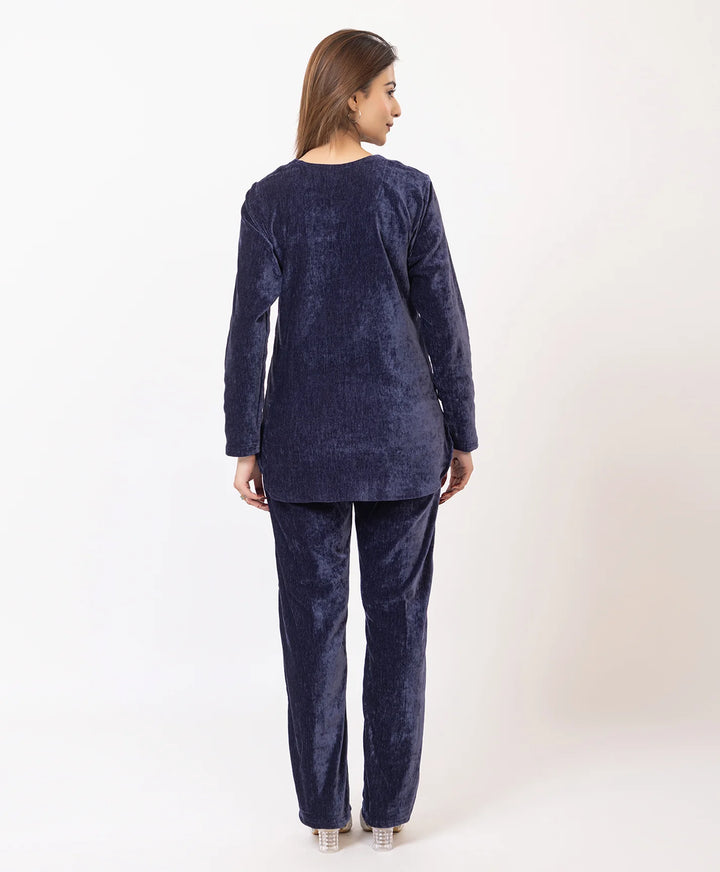 Elegant Embroidered Winter Co-ord Set