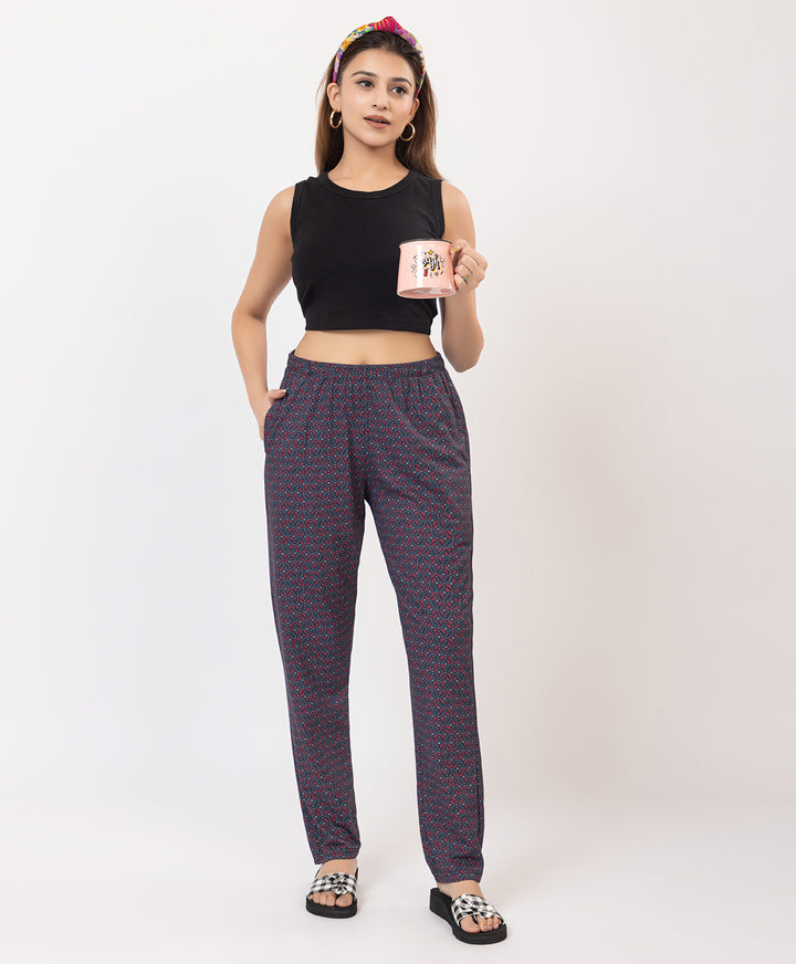 Premium Patterned Straight Leg Lower