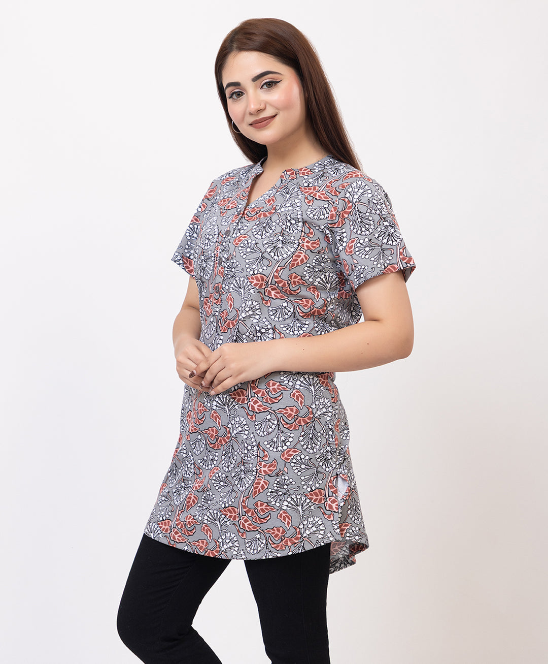 Smart Floral Style Kurti
