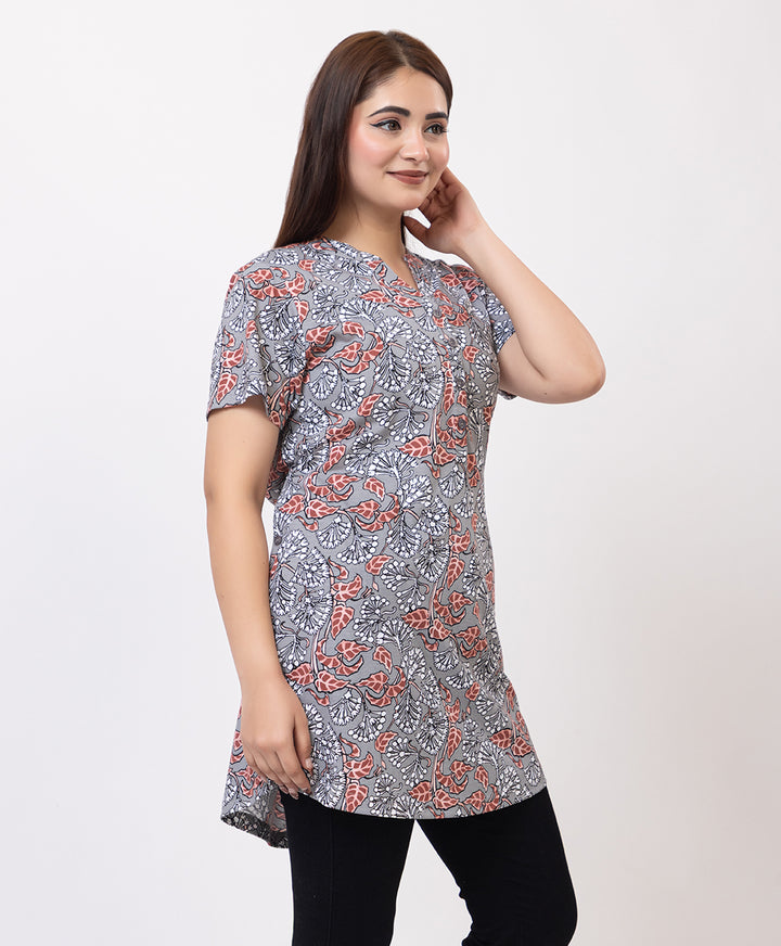 Smart Floral Style Kurti