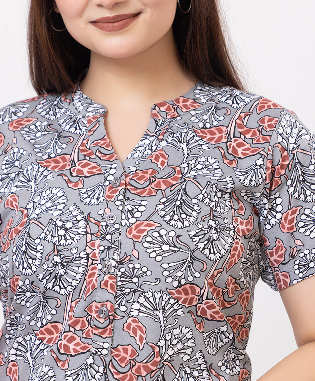 Smart Floral Style Kurti