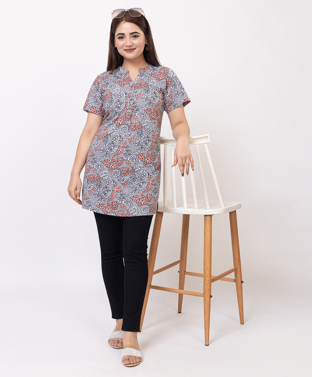 Smart Floral Style Kurti