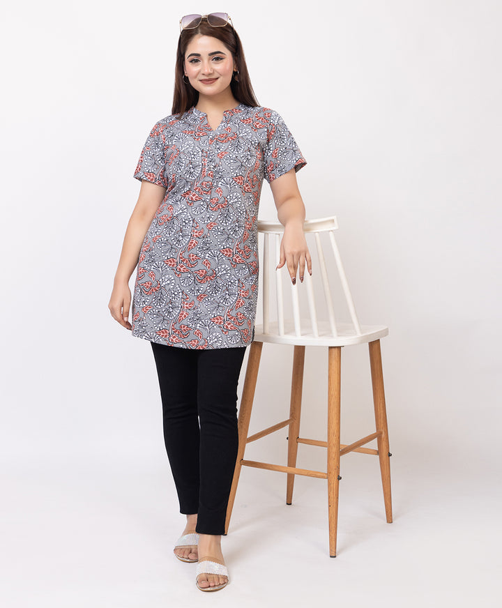 Smart Floral Style Kurti