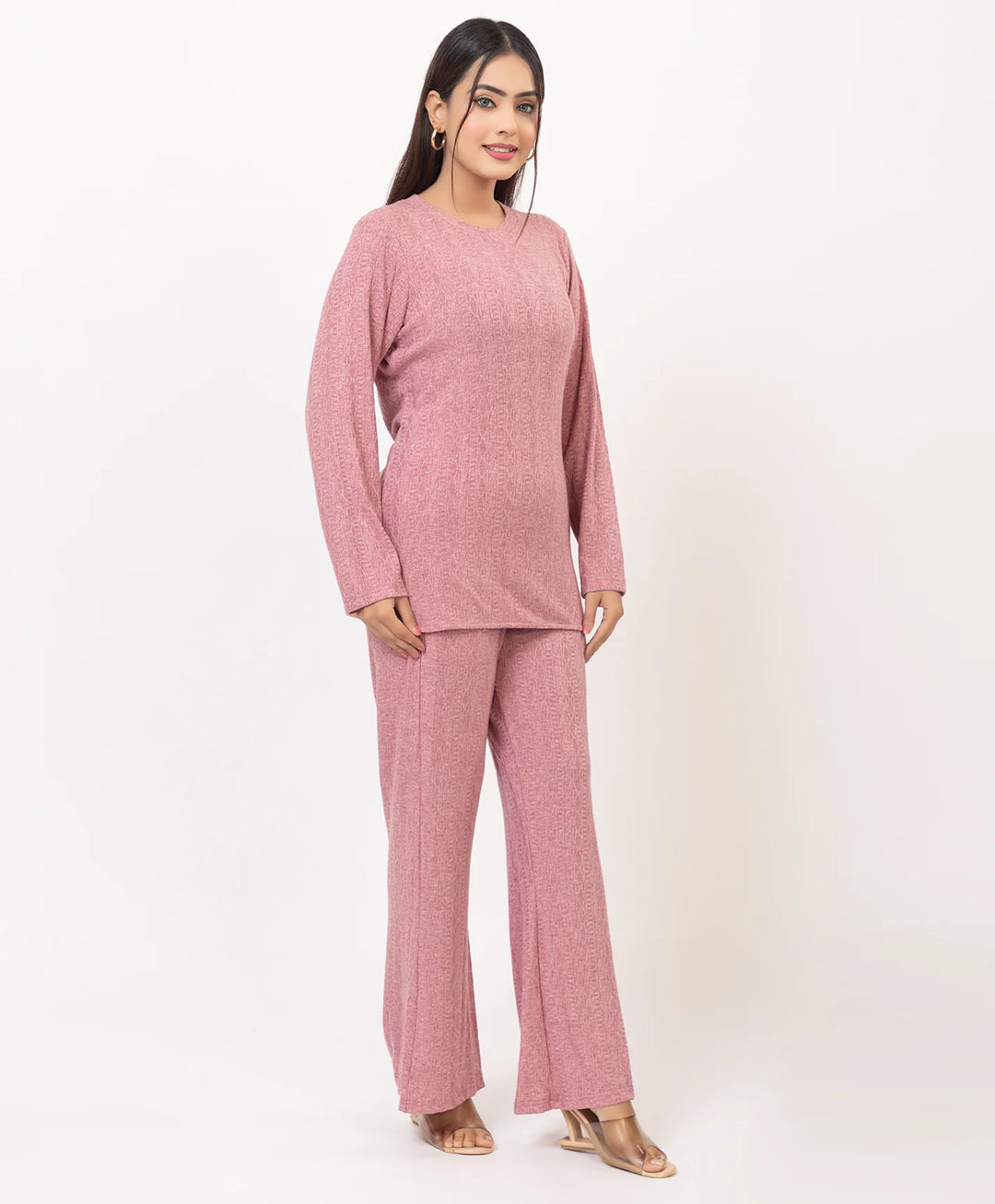 Ultra-Soft Textured Winter Co-ord Set