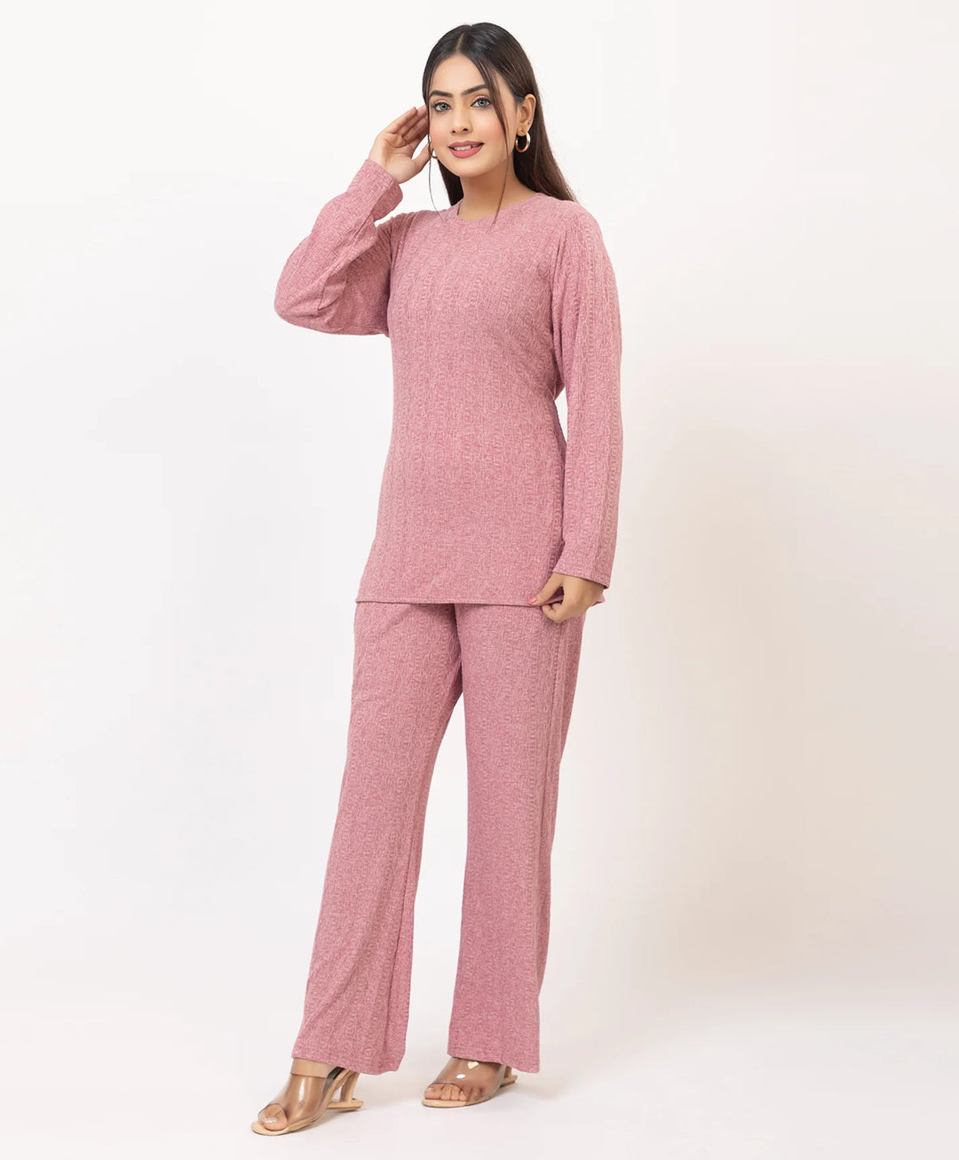 Ultra-Soft Textured Winter Co-ord Set