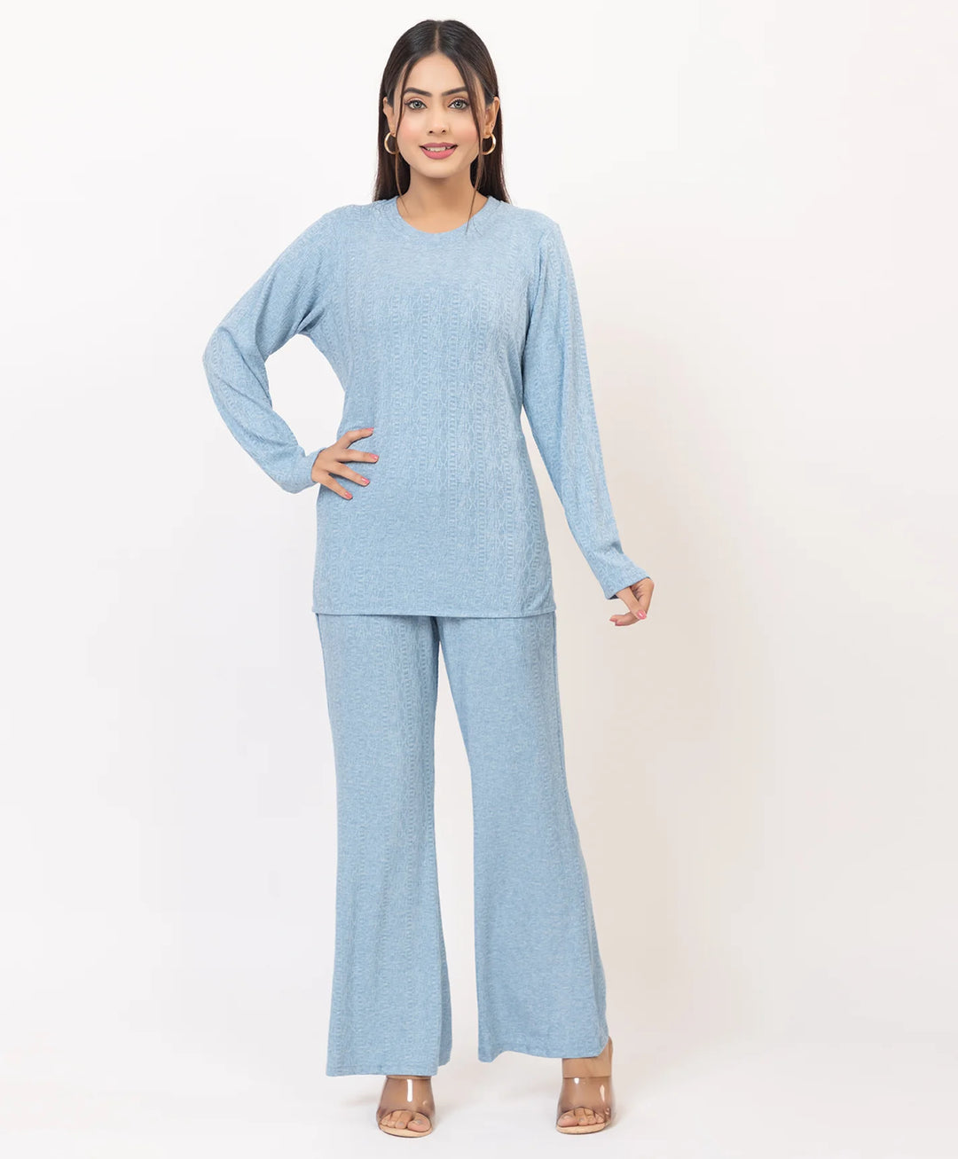 Ultra-Soft Textured Winter Co-ord Set