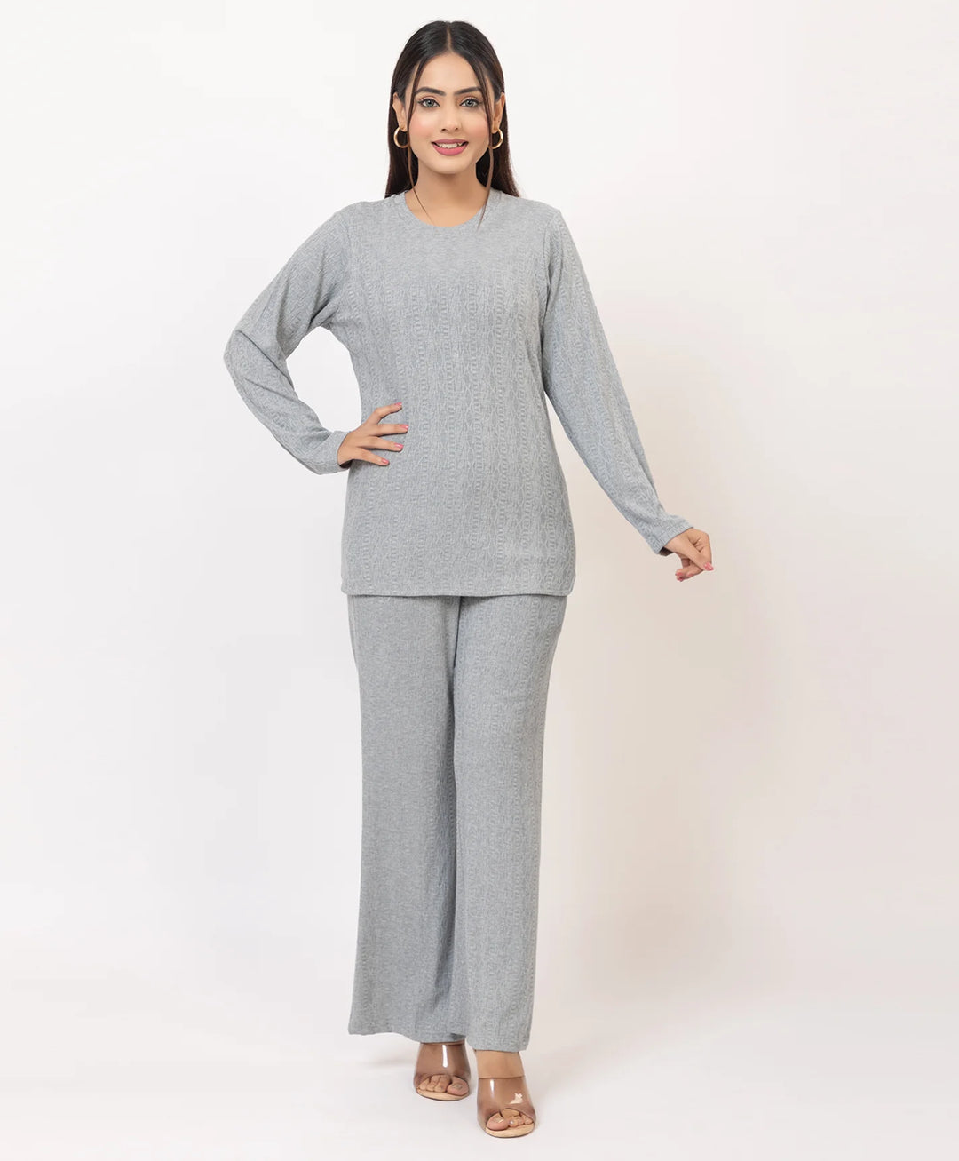 Ultra-Soft  Textured Winter Co-ord Set