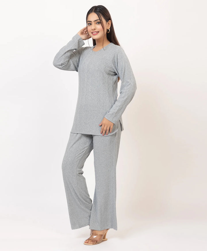 Ultra-Soft  Textured Winter Co-ord Set