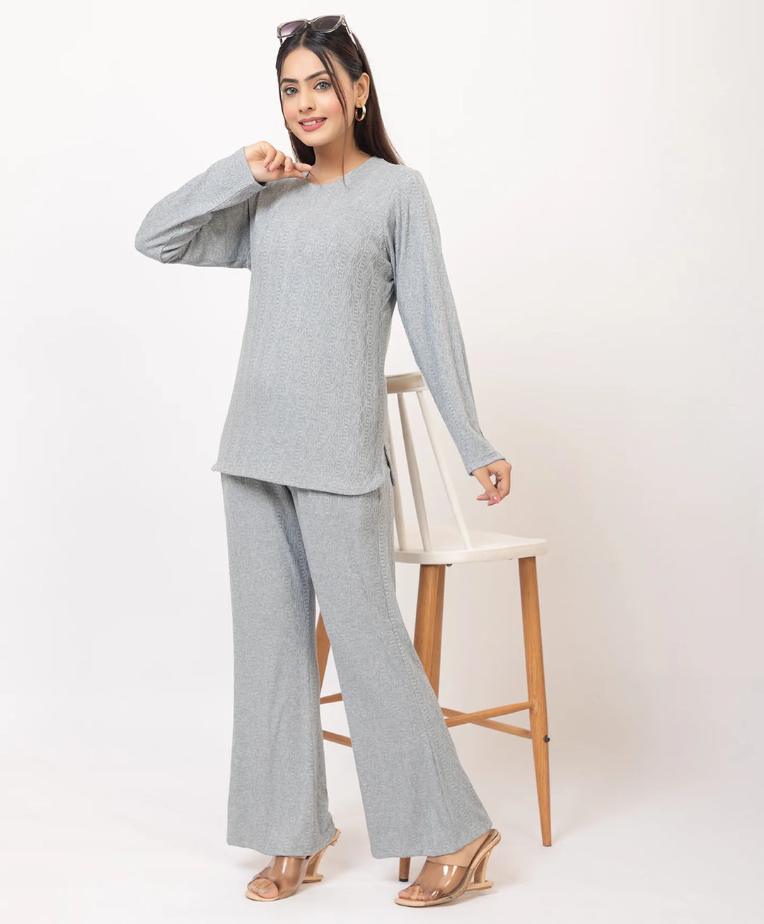 Ultra-Soft  Textured Winter Co-ord Set