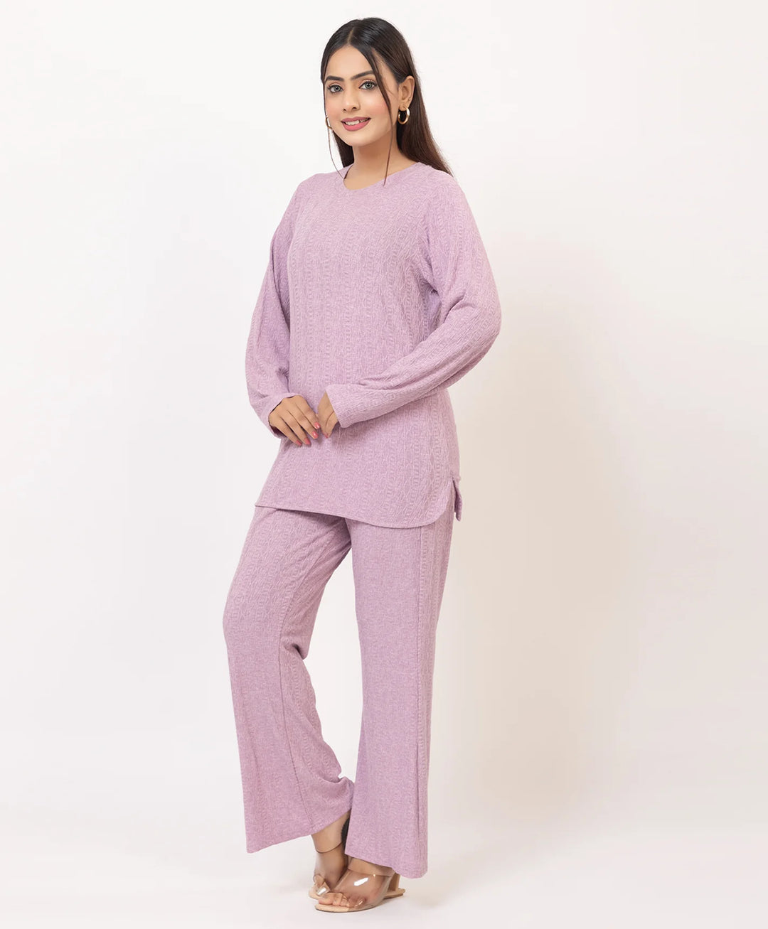 Ultra-Soft Textured Winter Co-ord Set