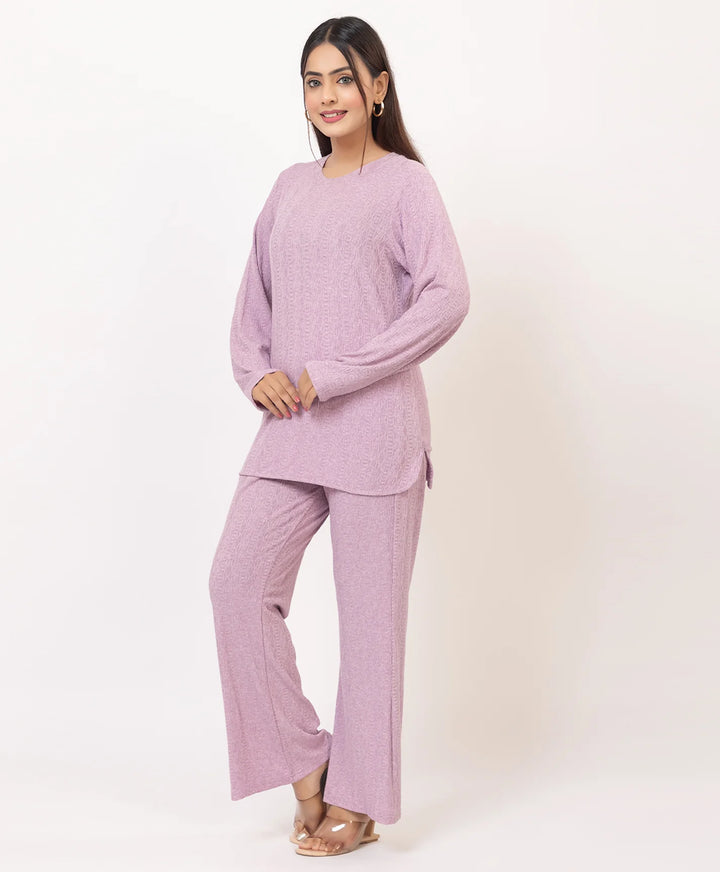 Ultra-Soft Textured Winter Co-ord Set