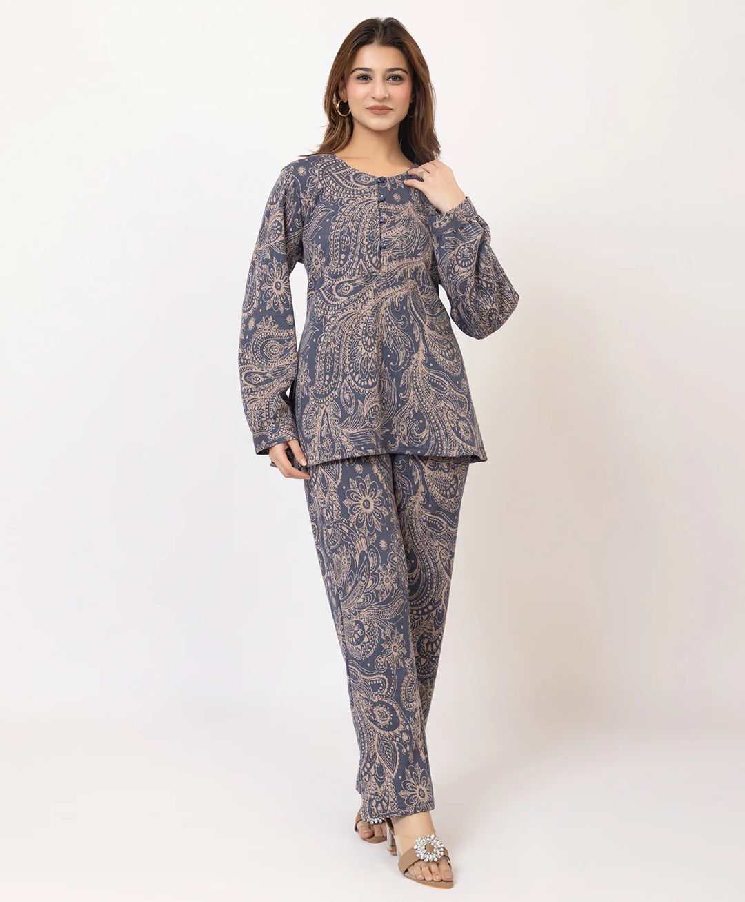 Printed Winter Co-ord Set