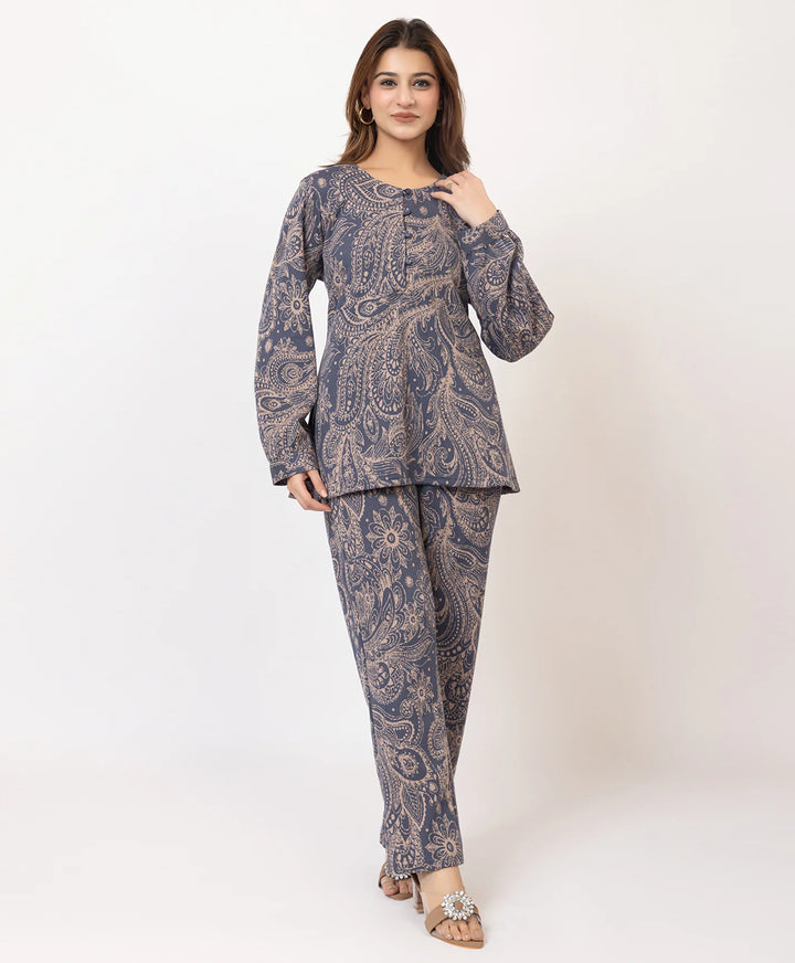 Printed Winter Co-ord Set