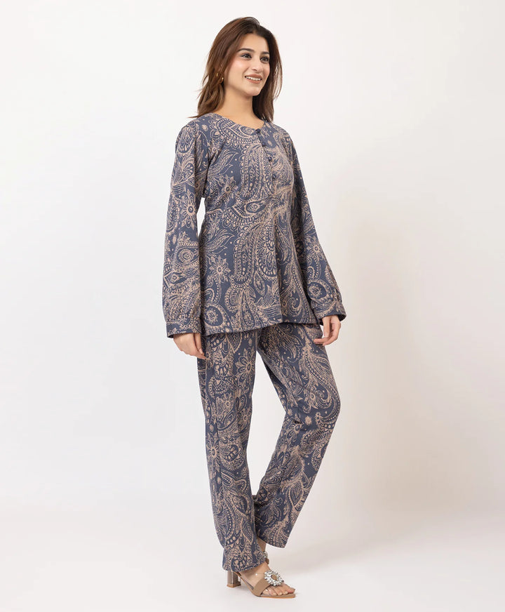 Printed Winter Co-ord Set