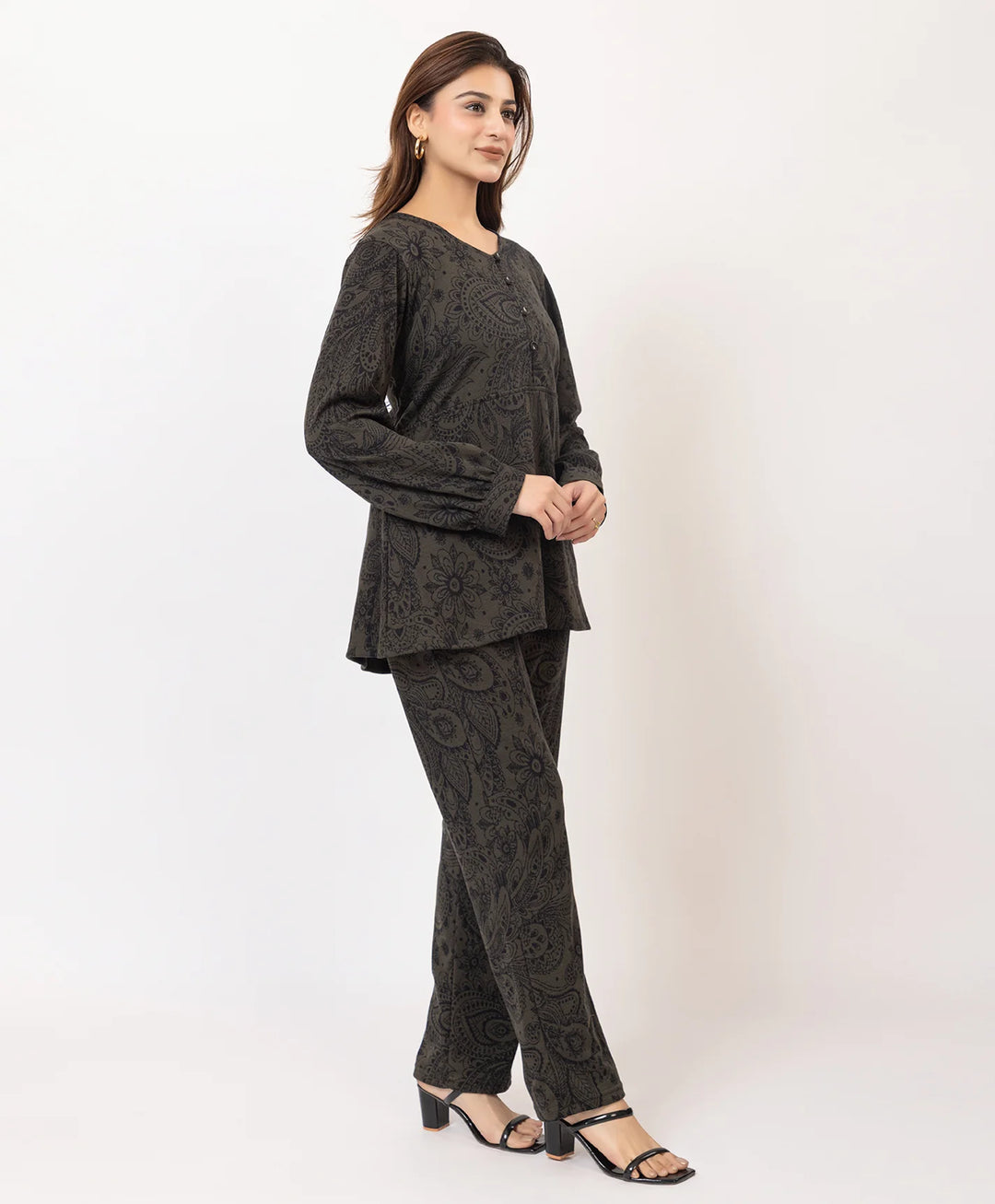 Printed Winter Co-ord Set