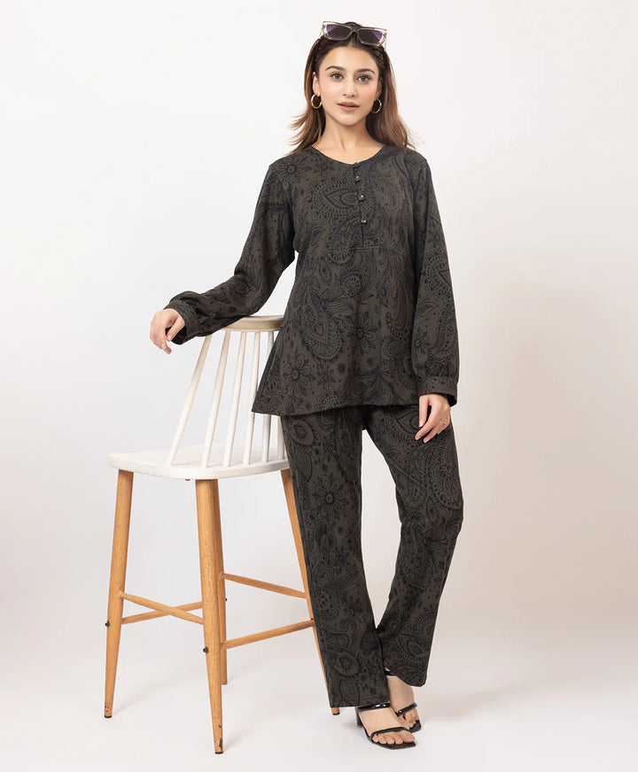 Printed Winter Co-ord Set