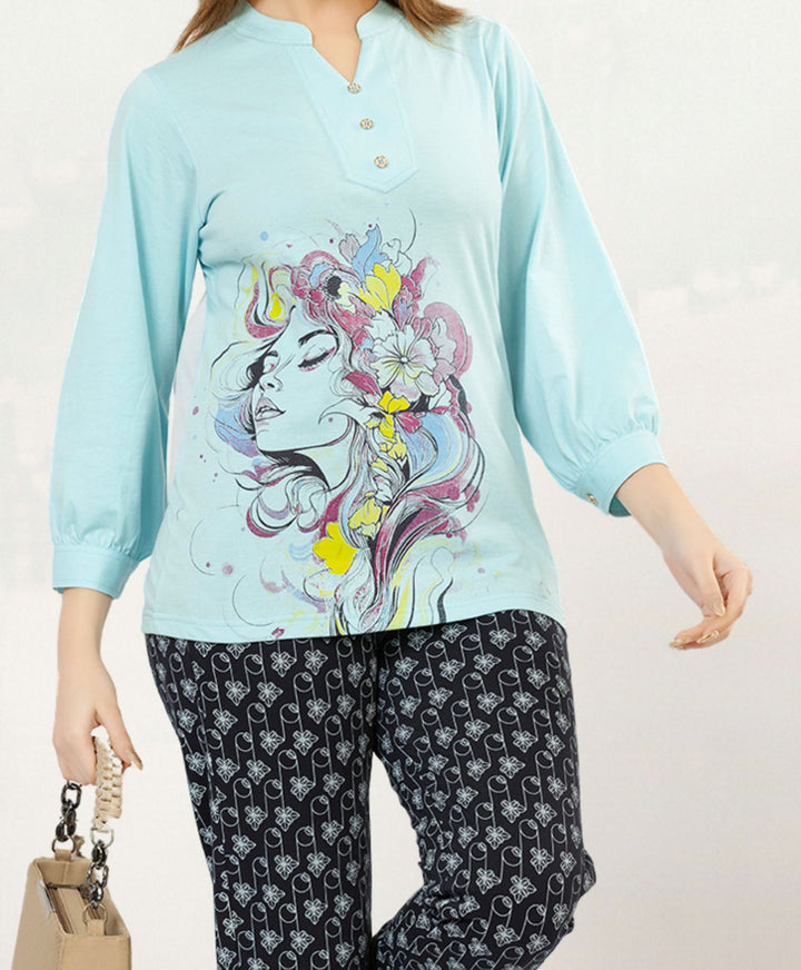 Elegant Graphic Print Co-ord set