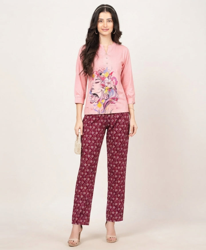Elegant Graphic Print Co-ord set