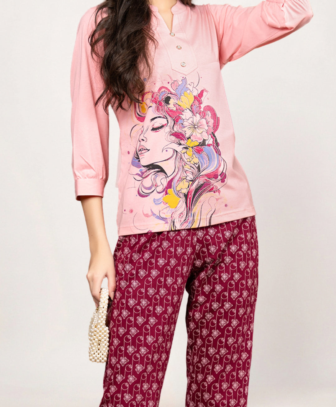Elegant Graphic Print Co-ord set