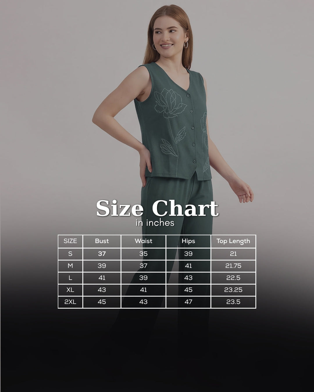 Botanical Vest Co-ord Set