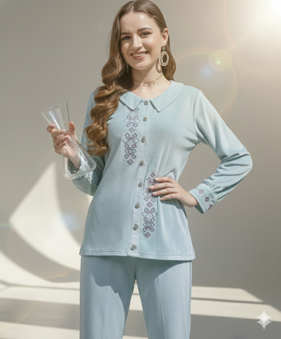 Embroided Co-ord Set