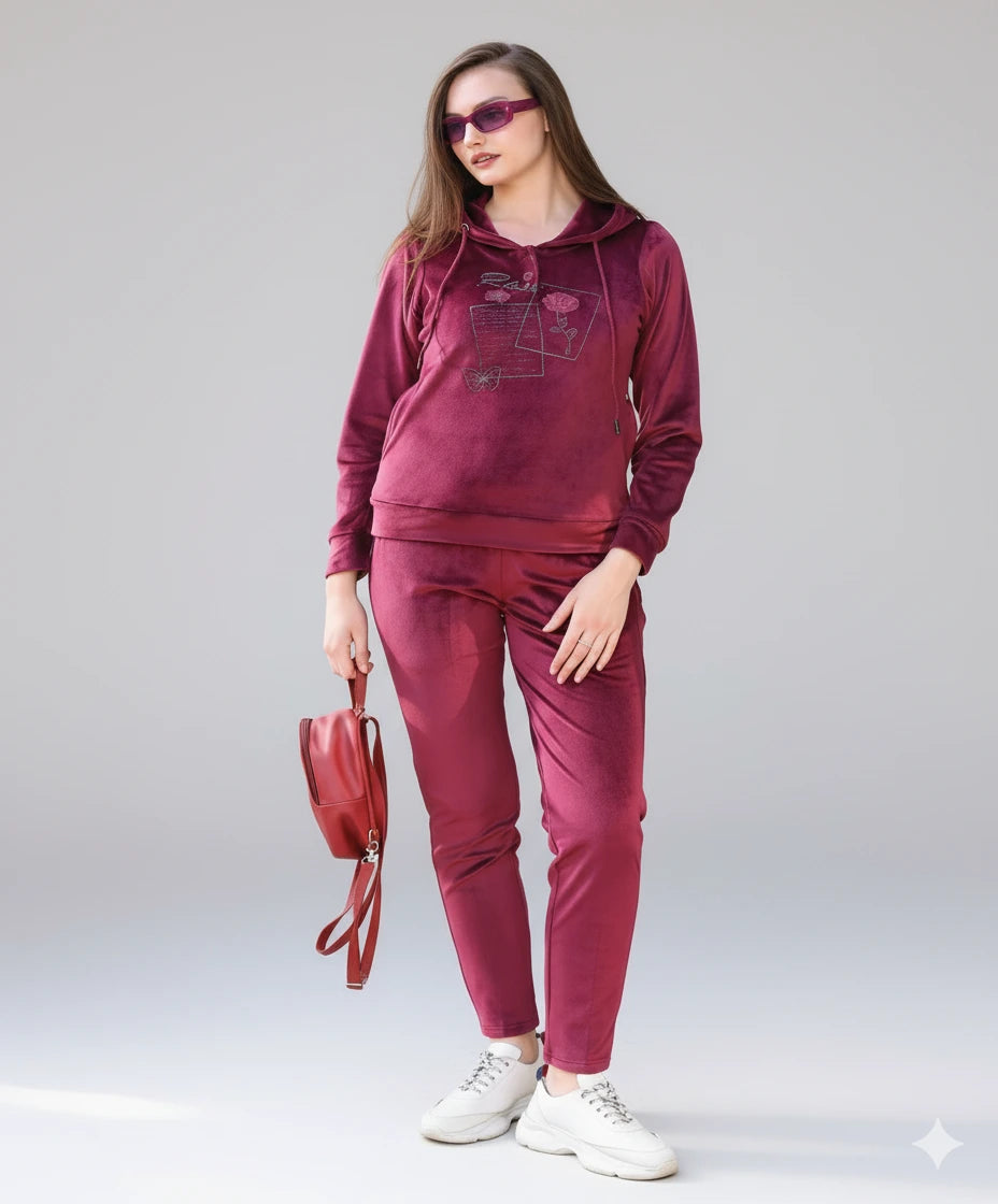 Embroided Track Suit