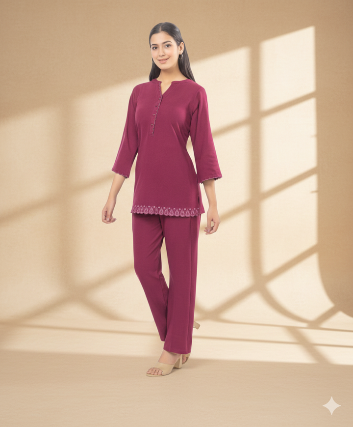 Embroided Co-ord Set