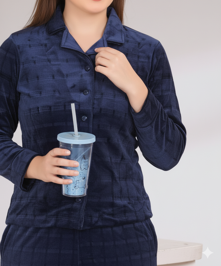Cozy and Stylish Velvet Loungewear Set