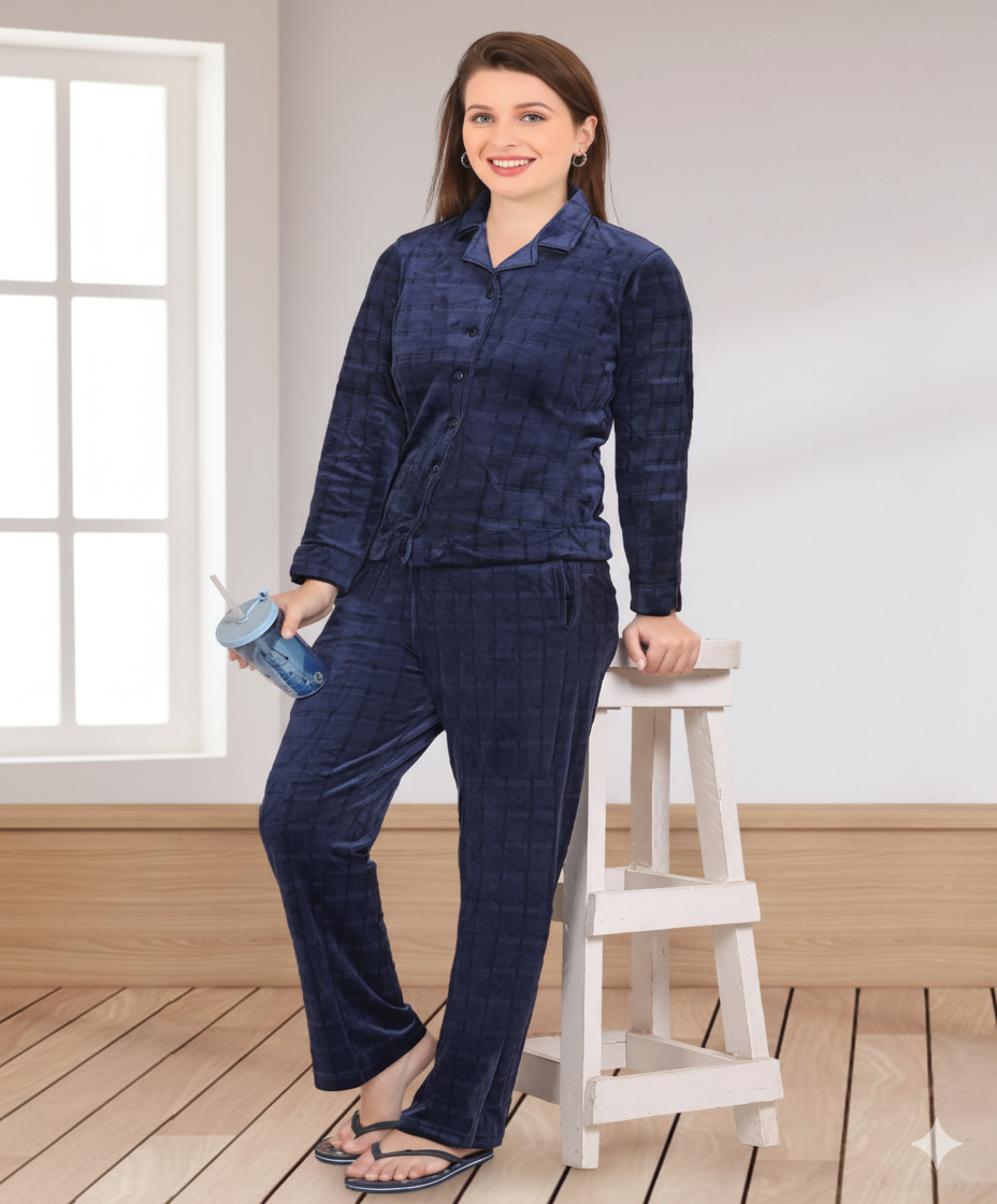 Cozy and Stylish Velvet Loungewear Set