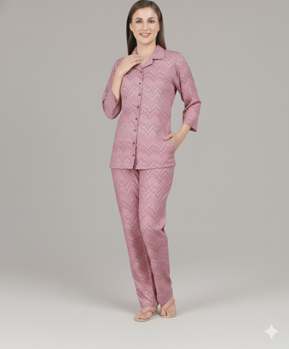 Stylish Pink Loungewear Set
