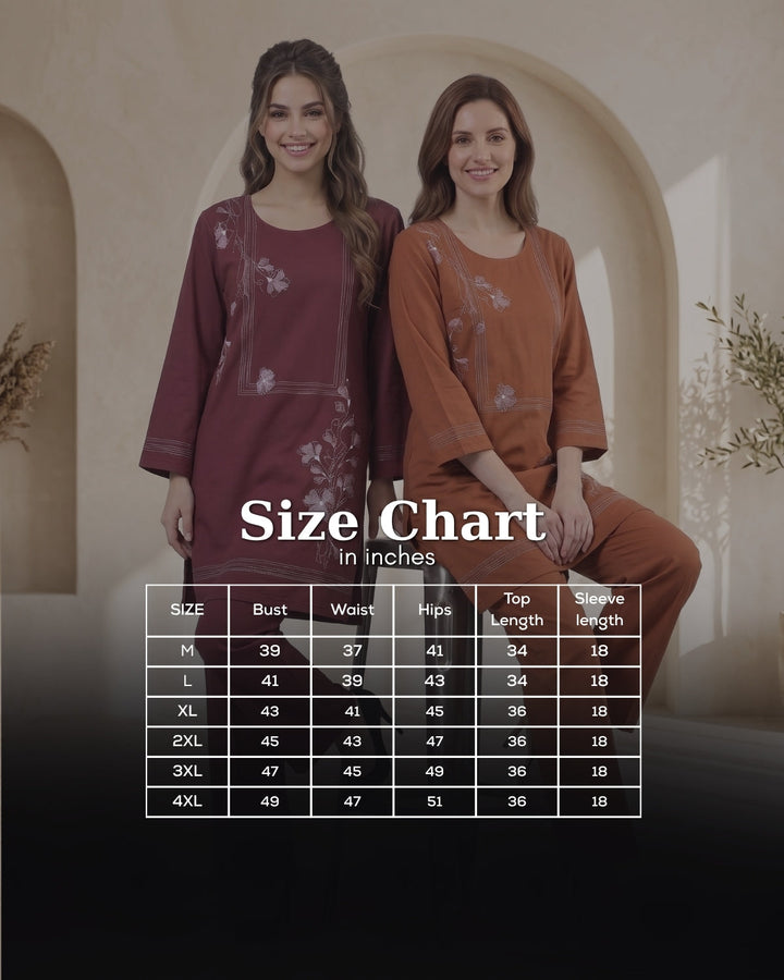 Floral Frame Kurta Set