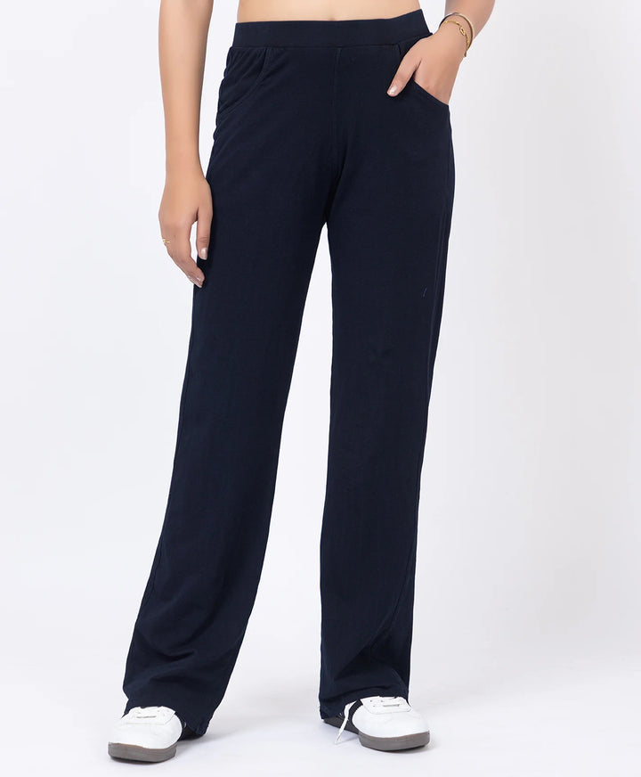 Basic Straight Style Denim Lower
