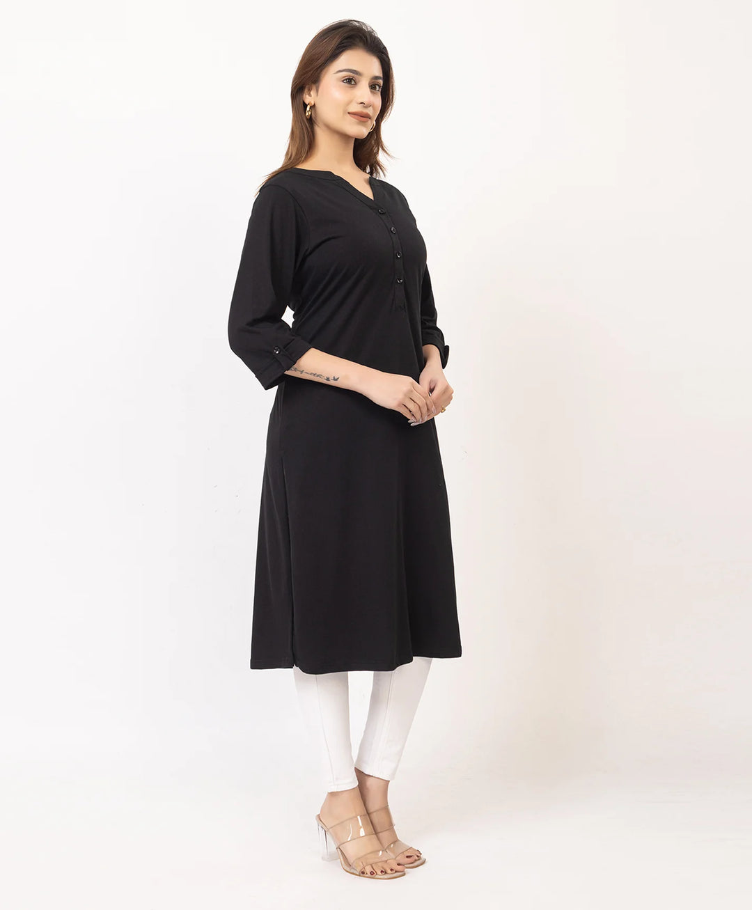 Premium Plain Long Kurti