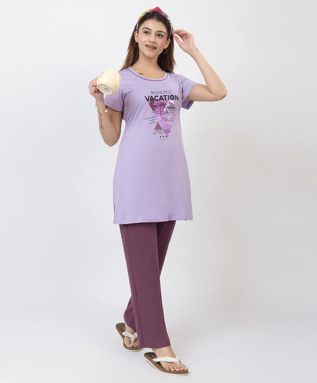 Printed Lounge Wear Set