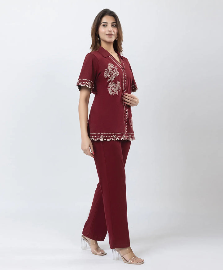 Contemporary Embroidered Co-Ord Set