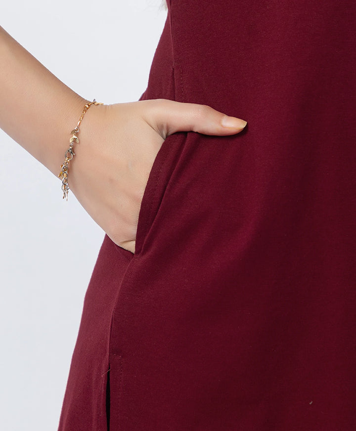 Pure Comfort Embroidered Co-Ord Set