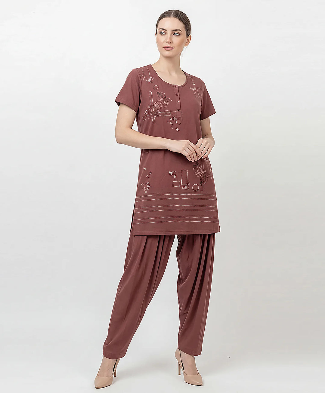 Minimal Style Kurta Salwar Set