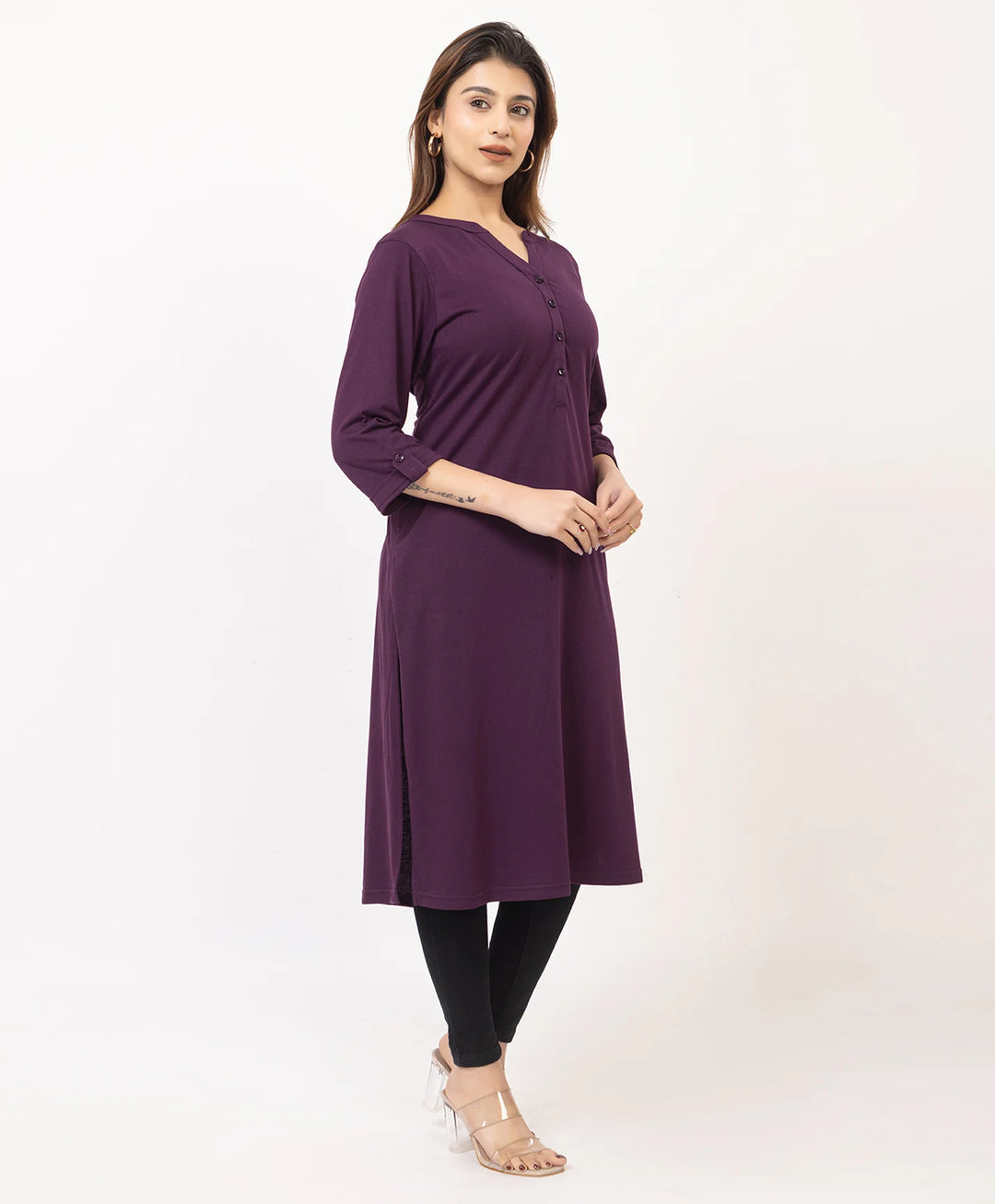 Premium Plain Long Kurti