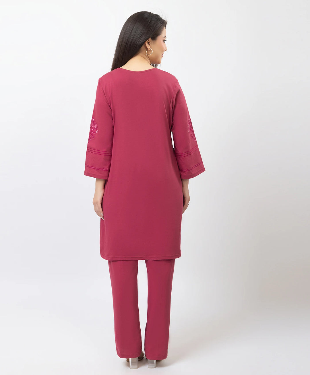 Premium Embroidered Straight-Fit Kurta Set