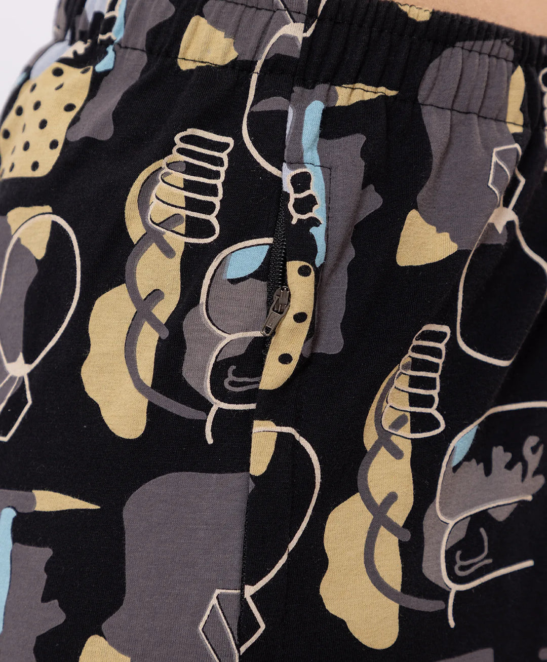 Stylish Rotary Print Comfort Lower