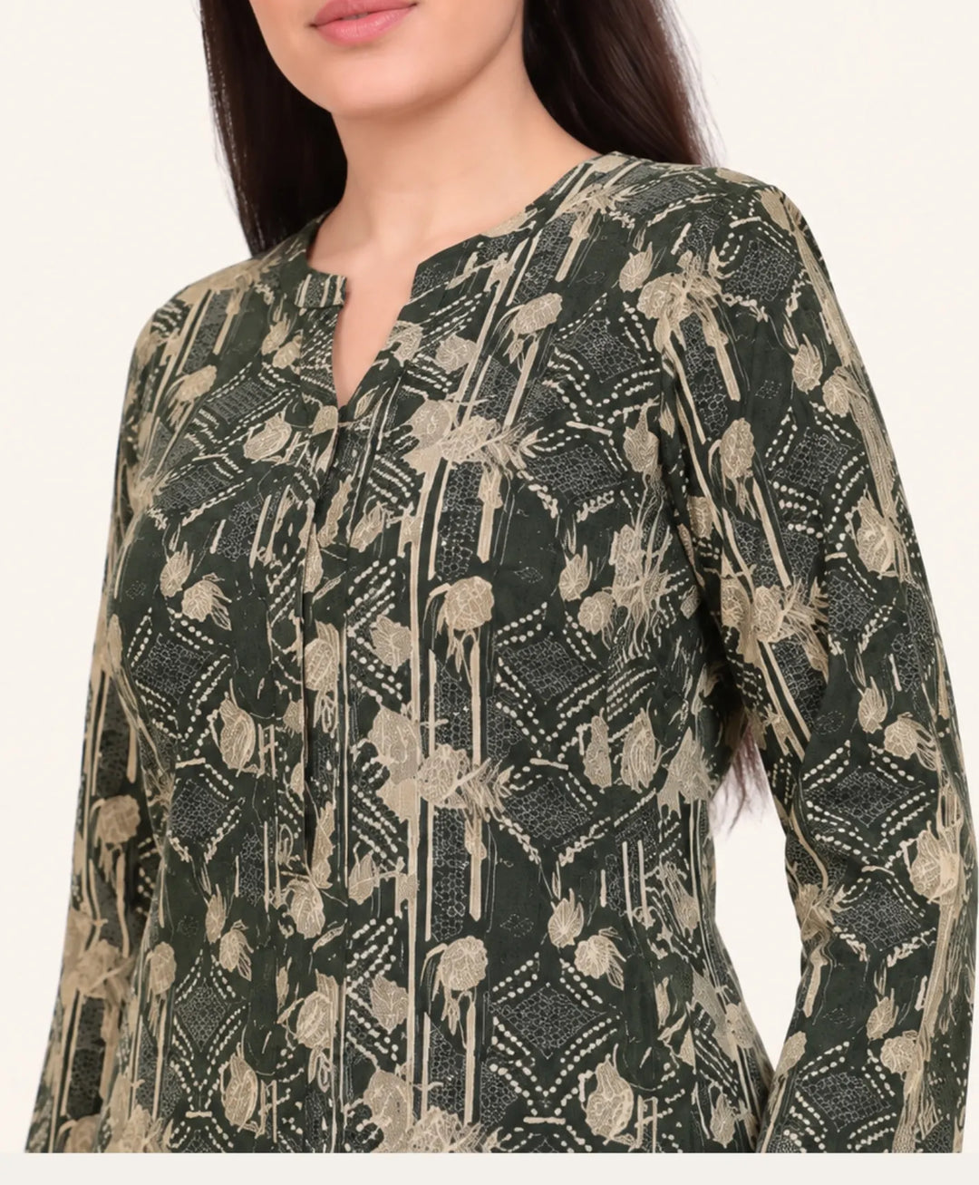 Refined Everyday Elegance Printed Kurti