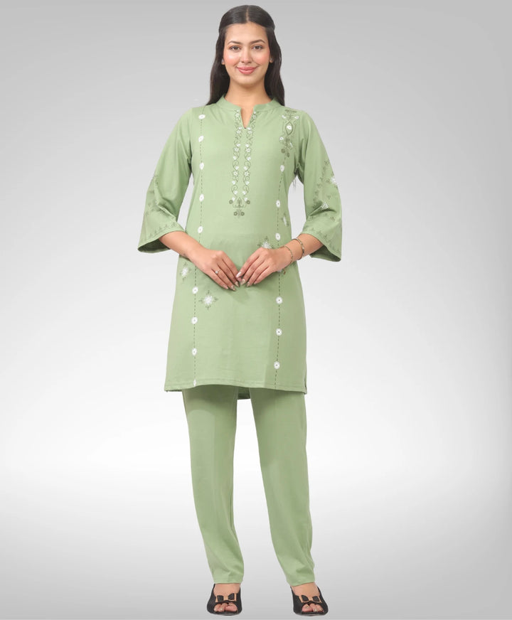 Stylish Printed Kurta Lower Set